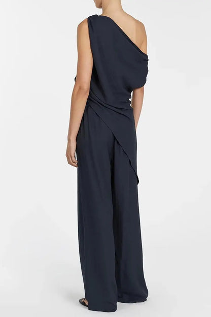 JOLIE SLATE MARLE ASYM TUNIC TOP